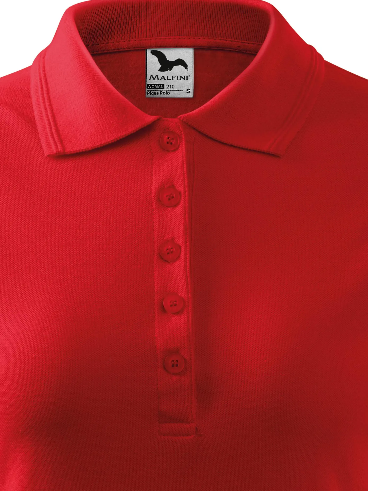 Dāmu elegants polo krekls - 5 pogu stiprinājums