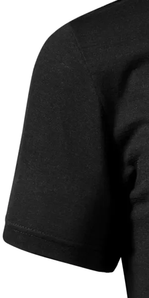 Vīriešu T-krekls no Merino vilnas - Klasiskas īsas piedurknes