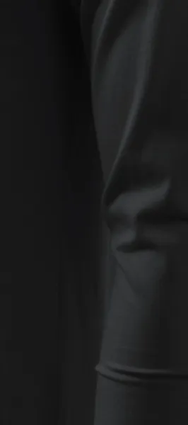 Vīriešu polo krekls ar garām piedurknēm - Piegriezums ar sānu vīlēm