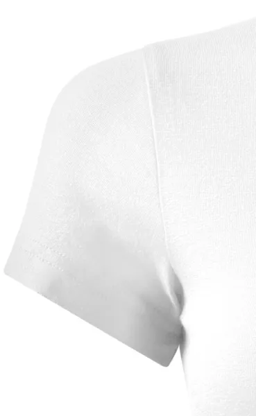 Dāmu slaidais T-krekls - Īsas pieguļošas piedurknes