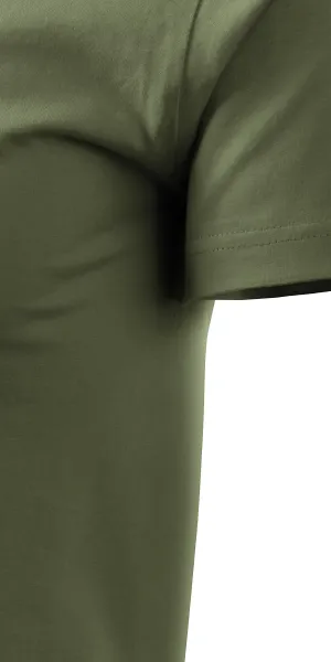 Vīriešu vienkāršais T-krekls - T-krekls ar cauruļveida piegriezumu