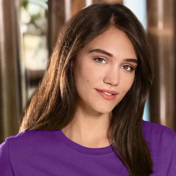 Dāmu klasiskais T-krekls - Klasisks apaļš kakla izgriezums