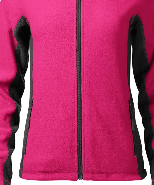 Dāmu vilnas kontrasta jaka - Viegli sašaurināta piegriezuma