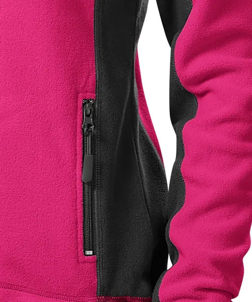 Dāmu vilnas kontrasta jaka - Praktiskas kabatas ar rāvējslēdzēju