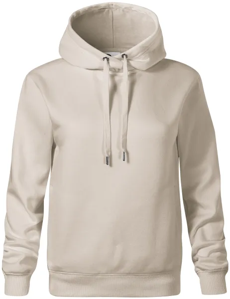 Ērts sieviešu sporta krekls ar kapuci - Sieviešu sporta krekls bez rāvējslēdzēja un ar kapuci