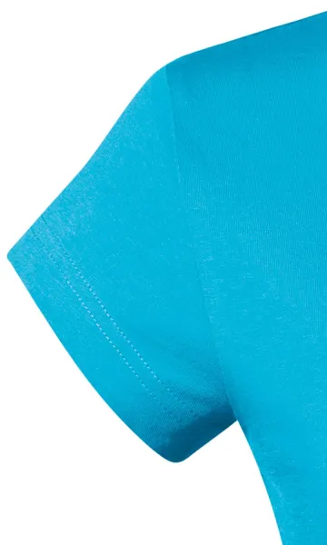 Dāmu slim fit krekls ar V veida izgriezumu - Ļoti īsās piedurknes