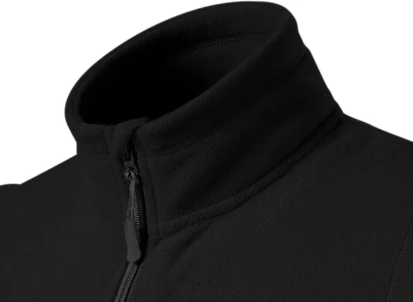 Flīsa kontrasta veste - Paaugstināta apkakle, lai pasargātu kaklu no aukstuma