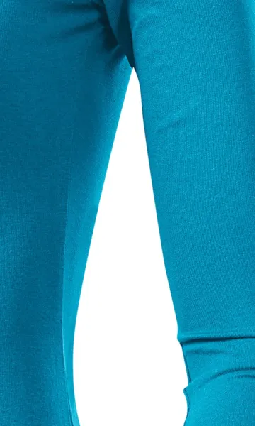 Sieviešu T-krekls ar garām piedurknēm - Griezums ar sānu vīlēm