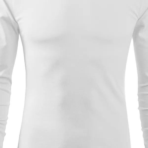 Vīriešu T-krekls ar garām piedurknēm - Nedaudz pieguļošs piegriezums