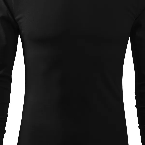 Vīriešu T-krekls ar garām piedurknēm - Nedaudz pieguļošs piegriezums