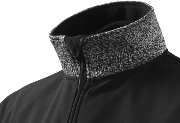 Vīriešu brīvā laika jaka - Paaugstināta apkakle, lai pasargātu kaklu no aukstuma