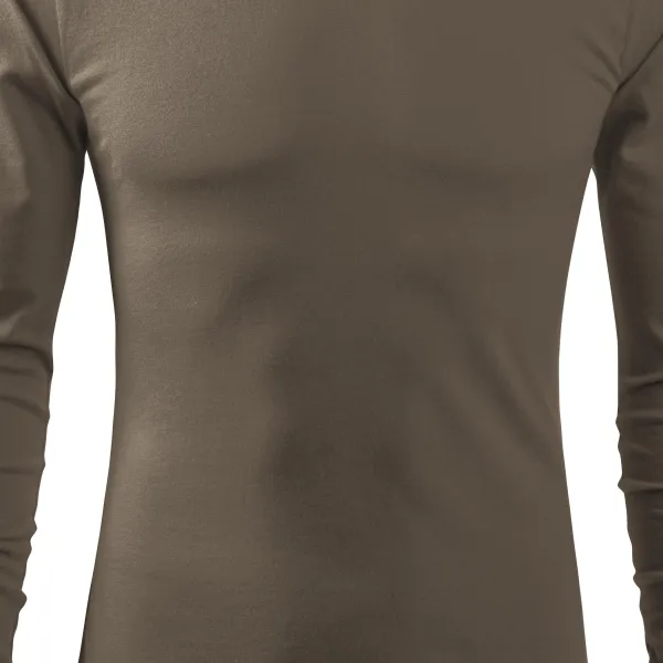 Vīriešu T-krekls ar garām piedurknēm - Nedaudz pieguļošs piegriezums