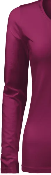 Dāmu piegulošs T-krekls ar garām piedurknēm - Klasiskas garās piedurknes