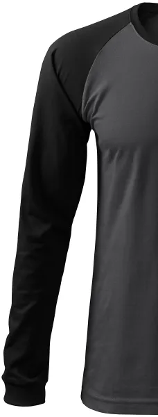 Vīriešu kontrastkrekls ar garām piedurknēm - Garas raglāna piedurknes