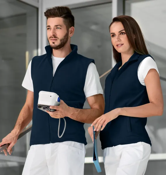 Klasiska vilnas veste - Unisex flīsa veste - sievietēm un vīriešiem