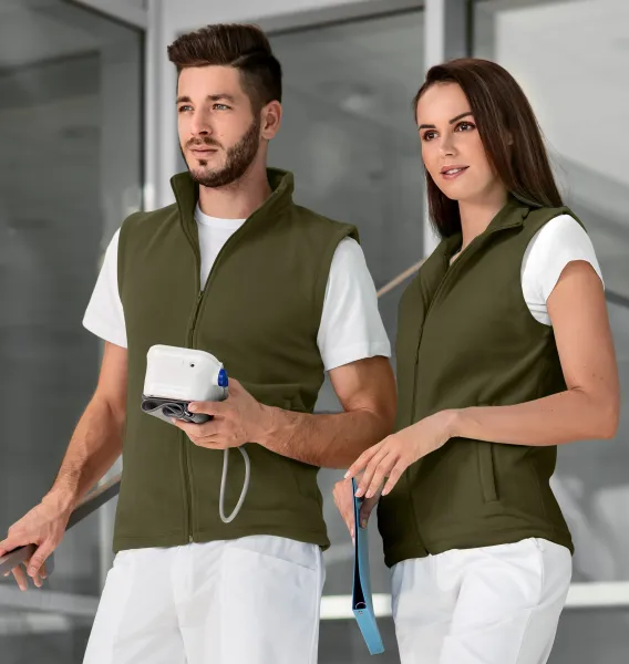 Klasiska vilnas veste - Unisex flīsa veste - sievietēm un vīriešiem