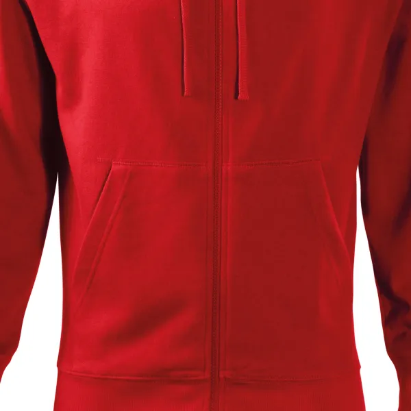 Vīriešu sporta krekls ar kapuci - Brīva piegriezuma ar sānu vīlēm