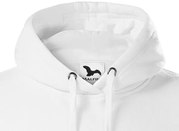 Vīriešu sporta krekls ar kapuci bez rāvējslēdzēja - Kapuce ar aukliņām