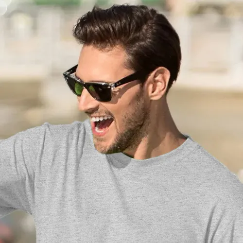 Vīriešu klasiskais T-krekls - Klasisks apaļš kakla izgriezums