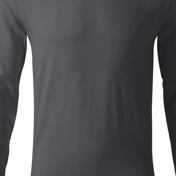 Pieguļošs vīriešu T-krekls ar garām piedurknēm - Nedaudz pieguļošs piegriezums