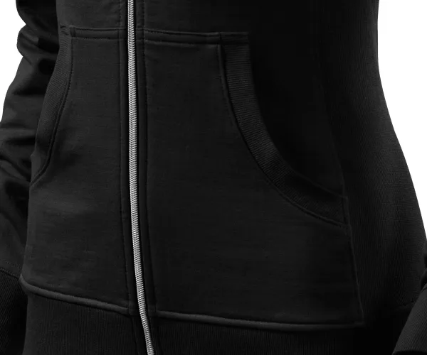 Dāmu sporta krekls bez kapuces - Kenguru stila kabatas