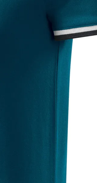 Vīriešu polo krekls ar apkakli uz augšu - Piegriezums ar sānu vīlēm