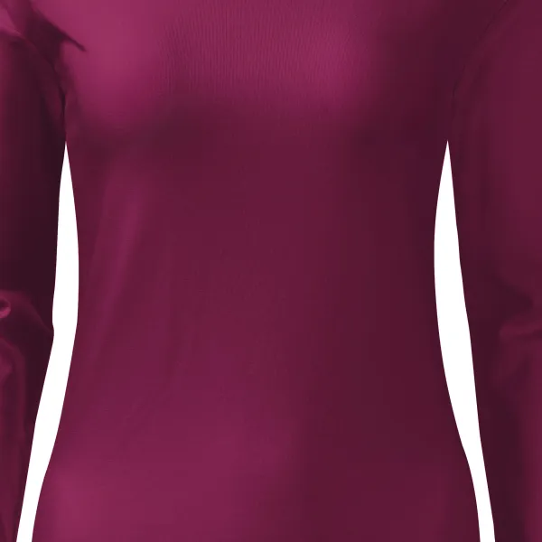 Dāmu piegulošs T-krekls ar garām piedurknēm - Maigi konusveida piegriezums