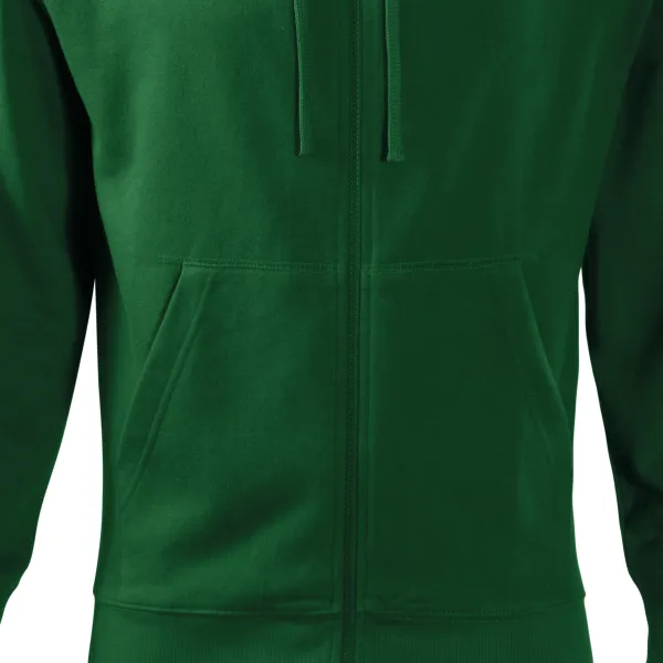 Vīriešu sporta krekls ar kapuci - Brīva piegriezuma ar sānu vīlēm