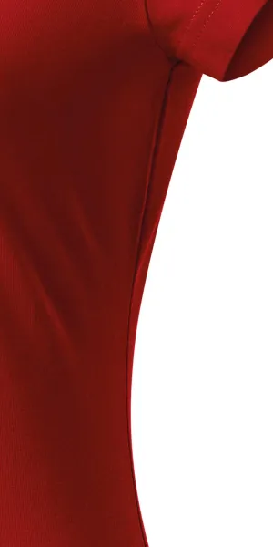 Dāmu slim fit krekls ar V veida izgriezumu - Izgriezt ar sānu vīlēm