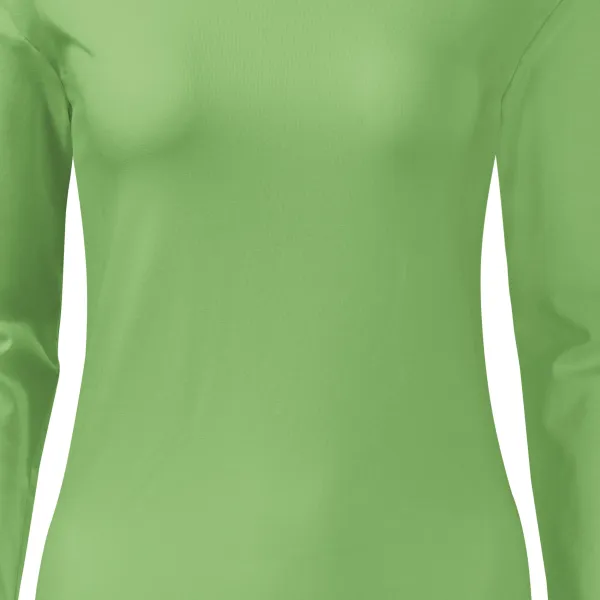 Dāmu piegulošs T-krekls ar garām piedurknēm - Maigi konusveida piegriezums