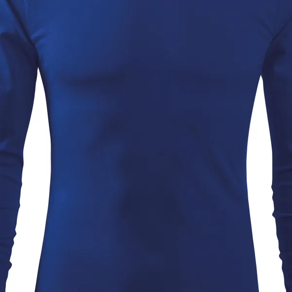 Vīriešu T-krekls ar garām piedurknēm - Nedaudz pieguļošs piegriezums