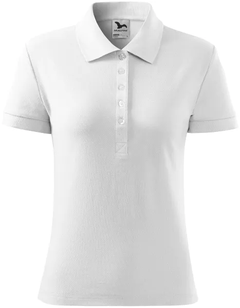 Dāmu vienkāršs polo krekls - Sieviešu viegls kokvilnas polo krekls