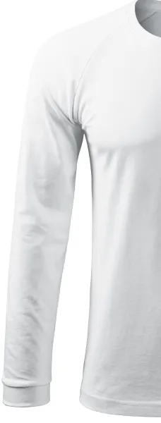 Vīriešu kontrastkrekls ar garām piedurknēm - Garas raglāna piedurknes