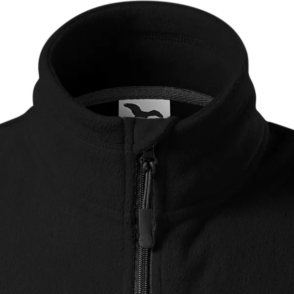 Flīsa kontrasta veste - Rāvējslēdzēja aizdare līdz zodam
