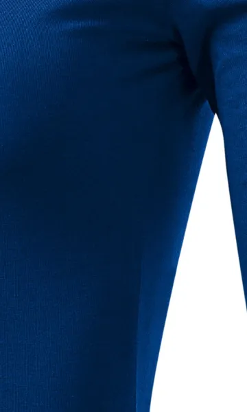 Sieviešu T-krekls ar garām piedurknēm - Griezums ar sānu vīlēm