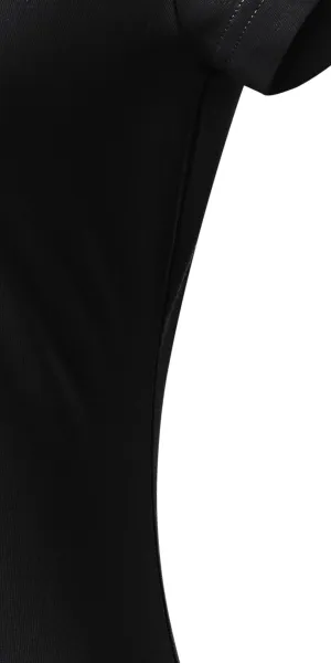 Dāmu slim fit krekls ar V veida izgriezumu - Izgriezt ar sānu vīlēm