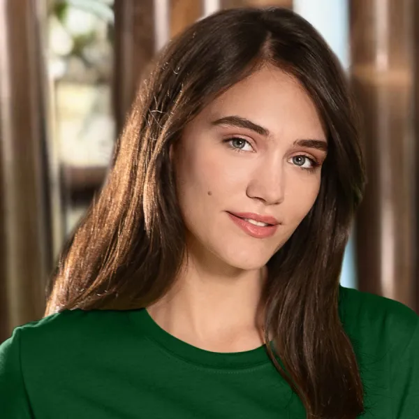 Dāmu klasiskais T-krekls - Klasisks apaļš kakla izgriezums